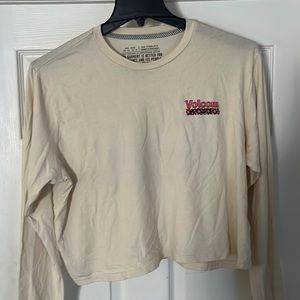 Volcom juniors crop top tee